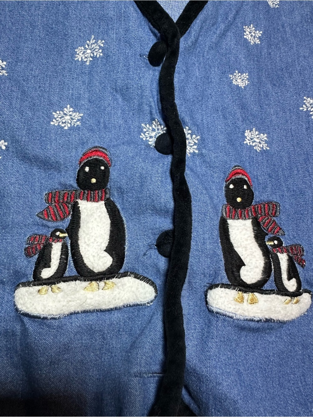 Tantrum Blues Penguin Vest Womens size M - Picture 5 of 6